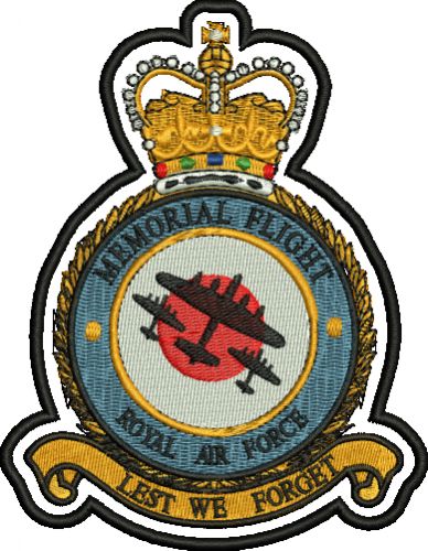 Memorial Flight Embroidered badge